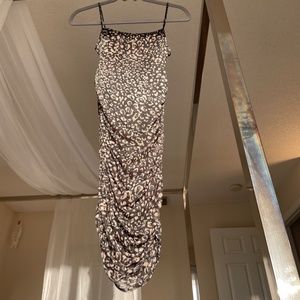 Small Windsor Leopard Mesh Mini Dress